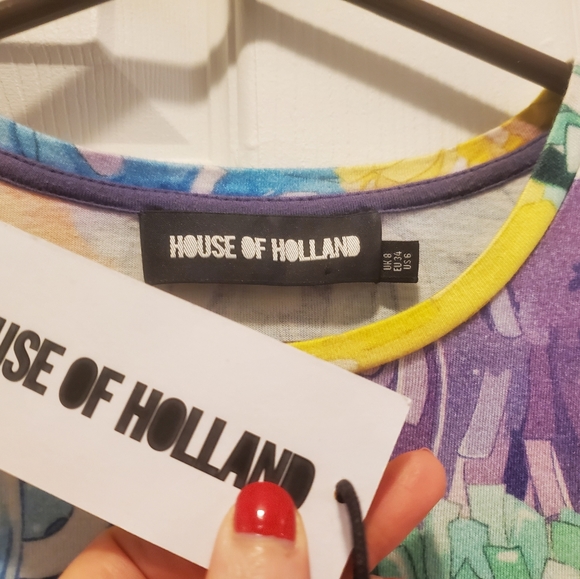 House of Holland pompom dress, size US6 - Picture 3 of 4